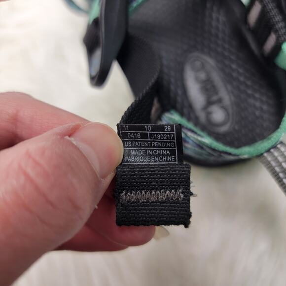 Chacos Kid's Sandals - ZX/1 Ecotread - Dagger Sz 11 Toddler - Picture 10 of 12